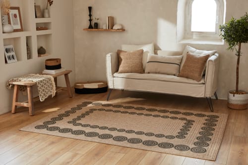 Tapis effet toile de jute – Nazar rugs