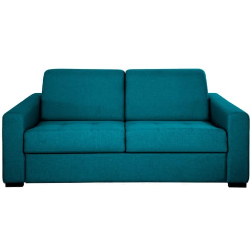 Canapés et fauteuils Canapés droits | Canapé convertible 3 places en tissu bleu canard - KB97882