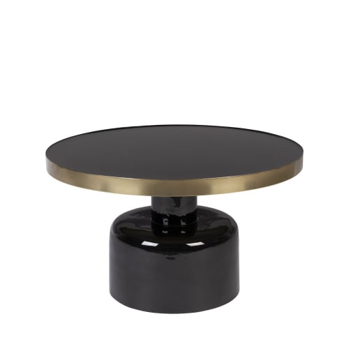 Meubles Tables basses | Table basse design en métal D60cm noir - WP26117