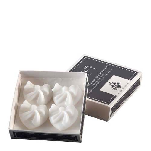 Déco Senteurs | Boîte de 4 décors fondants parfumés Fleur de Coton - ZW74303