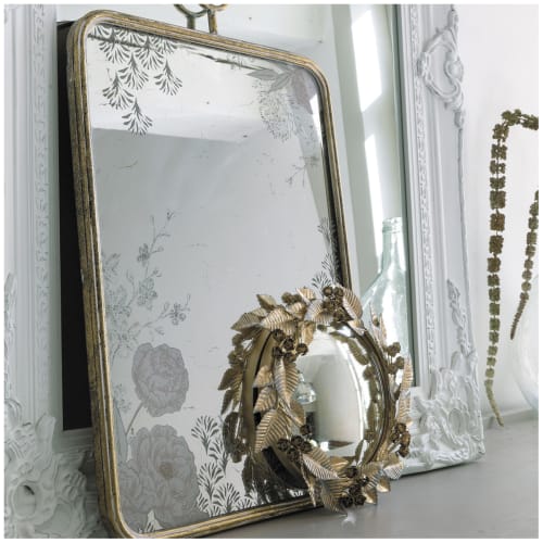 Déco Miroirs | Miroir sorcière or D28cm - OV38256