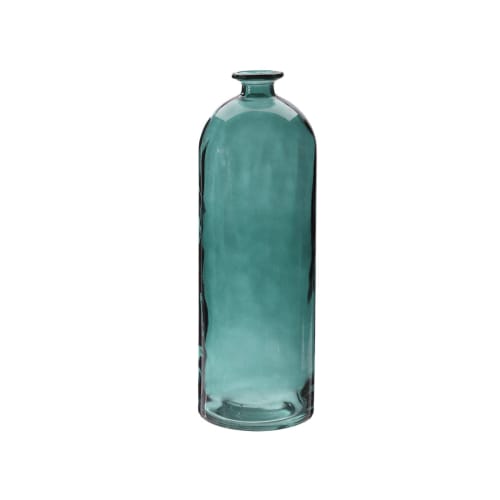 Déco Vases | Jar bouteille bleu H42cm - EO18463