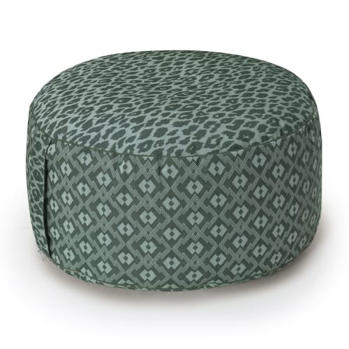Canapés et fauteuils Poufs | Pouf en coton crocodile 50 x 30 - OB77524