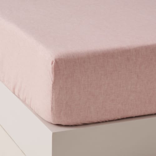 Ropa de hogar y alfombras Sábanas bajeras | Bajera lino rosa cama de 150/160cm - AI89246