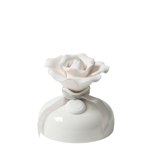 Déco Senteurs | Diffuseur de parfum d'ambiance Soliflore Rose blanc - CM25550
