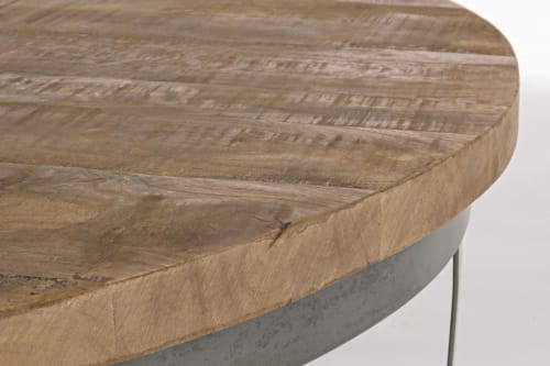 Meubles Tables basses | Table basse en bois et métal - EN41955