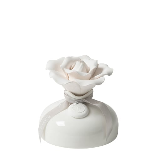 Déco Senteurs | Diffuseur de parfum d'ambiance Soliflore Rose blanc 200 ml - EC74796