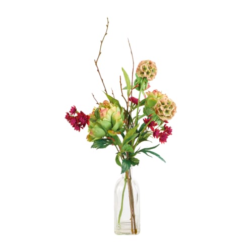 Déco Fleurs artificielles et bouquets | Bouquet de Pivoines et Scabieuses - WF24774