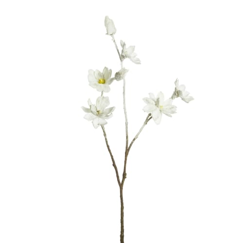 Déco Fleurs artificielles et bouquets | Magnolia Enneigée H83 - VE75425