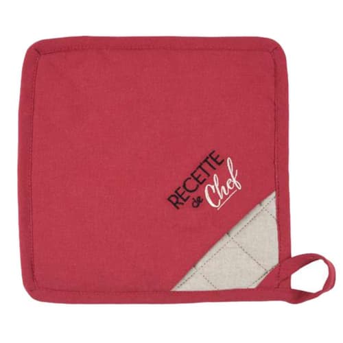 Lot de 2 maniques de cuisine rubis 20x20 cm SKANDLIFE