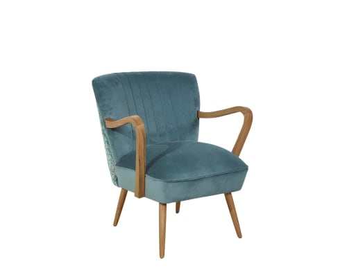 Canapés et fauteuils Fauteuils | Fauteuil vintage en velours - HB70181