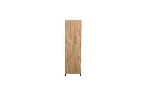Meubles Petits meubles de rangement | Colonne de rangement en bois 2 portes 1 tiroir H210cm bois clair - DS87200