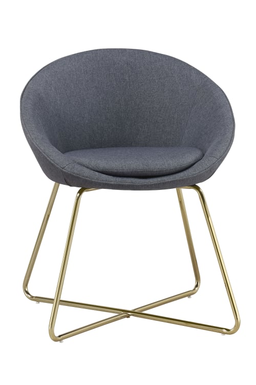 Canapés et fauteuils Fauteuils | Fauteuil en tissu 1 place  gris - WQ38934