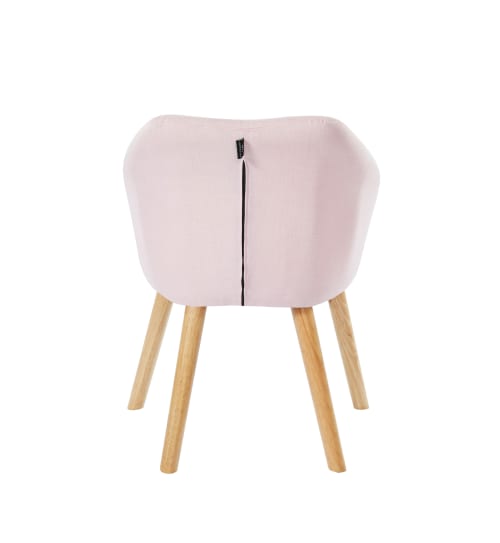 Canapés et fauteuils Fauteuils | Fauteuil en tissu 1 place  rose - QE33901