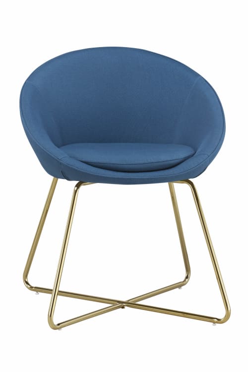Canapés et fauteuils Fauteuils | Fauteuil en tissu 1 place  bleu - VB29165