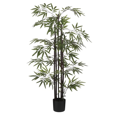 Jardin Plantes d'intérieur et fleurs d'intérieur | Plante artificielle bambou en pot H150 - AP88551