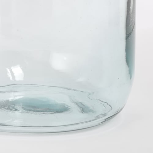 Jarre en verre recyclé H 59 cm