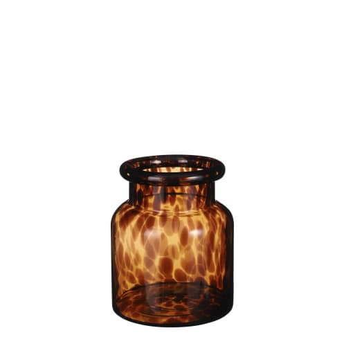Déco Vases | Vase en verre brun H20 - WK52808