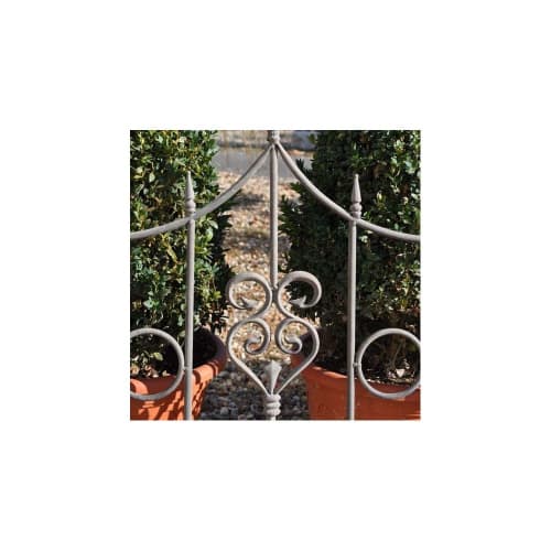 Barrière en fer coeur 90 x 73 cm unitaire | Maisons du Monde