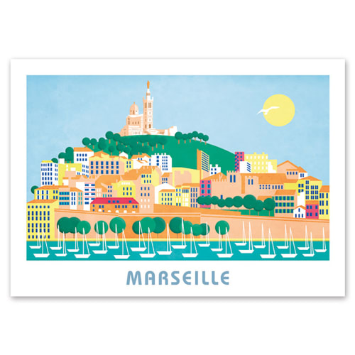 Déco Affiches | Affiche Marseille 42x29,7cm - RT85326