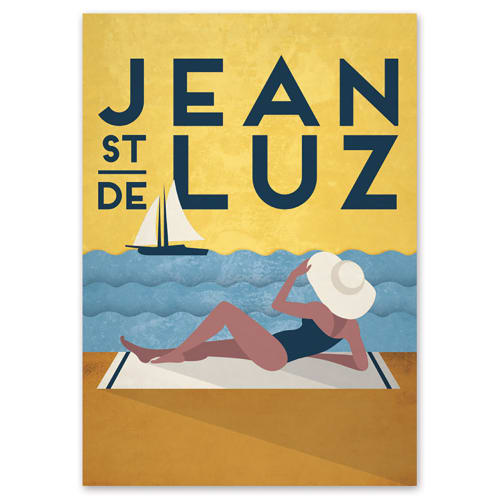 Déco Affiches | Affiche Saint Jean de Luz 42x29,7cm - DM73851