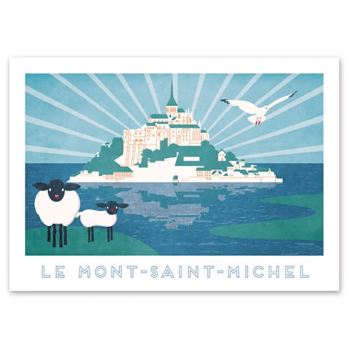 Déco Affiches | Affiche le Mont Saint Michel 42x29,7cm - LY27737