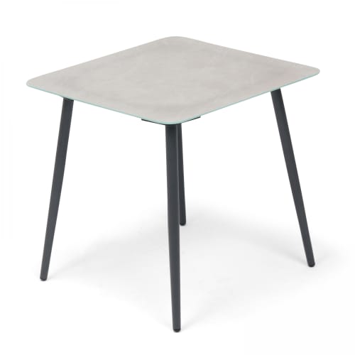 Meubles Tables basses | Grande table basse acier noir - VX36483