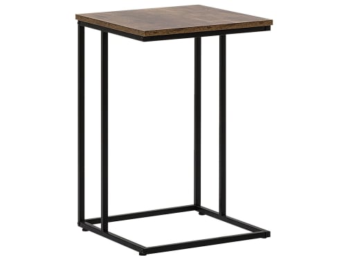 Meubles Tables basses | Table appoint en imitation bois foncé - TH30139