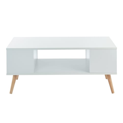 Meubles Tables basses | Table basse   blanc  90cm - IU45619