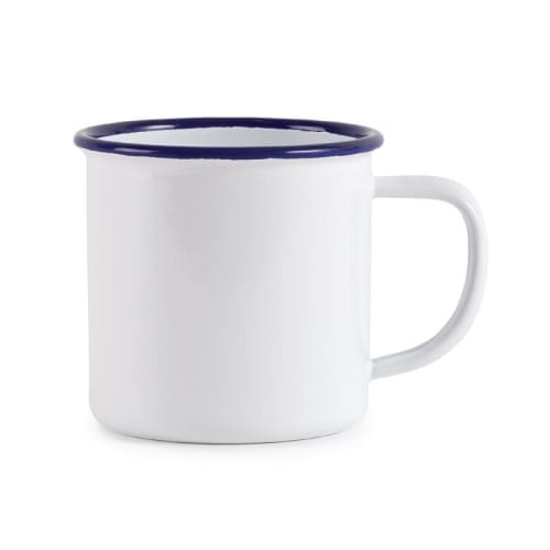 Art de la table Bols, tasses et mugs | Lot de 6 mugs en acier émaillé - QQ62243