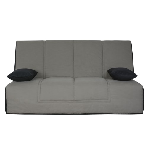 Canapés et fauteuils Clic-clac | Banquette Clic-Clac gris - SH42257