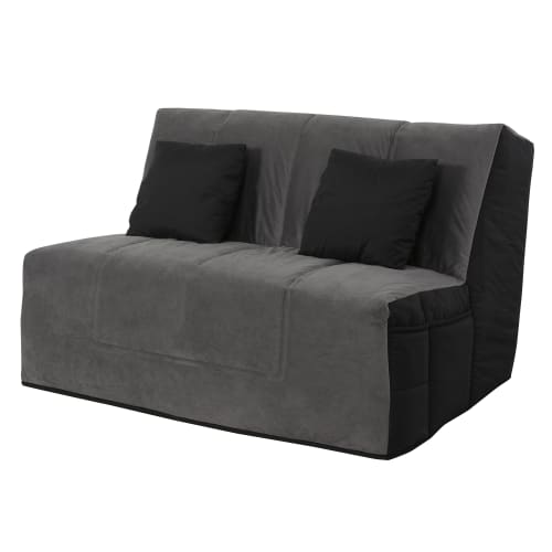 Canapés et fauteuils Clic-clac | Banquette BZ gris- 2 places - KA24334