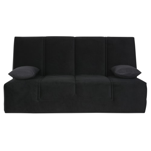 Canapés et fauteuils Clic-clac | Banquette Clic-Clac noir - JD33423