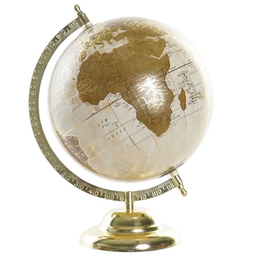 Déco Globes | Globe terrestre doré - YU11418