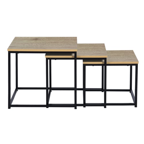 Meubles Tables basses | Lot de trois tables basses gigognes modernes et design - WI09796
