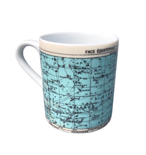 Art de la table Bols, tasses et mugs | Tasse porcelaine planisphère céleste - AE45370