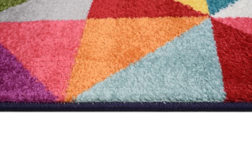 Tappeto da soggiorno multicolore geometrico sotille 160 x 220 cm