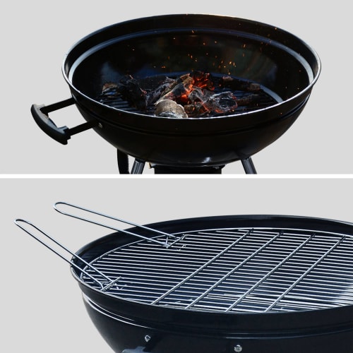 Jardin Barbecues et planchas | Barbecue charbon de bois + cheminée d'allumage - MV65414