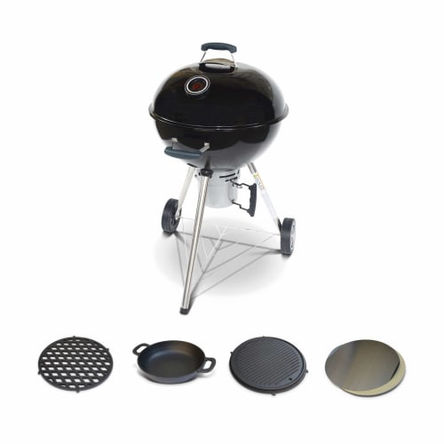 Jardin Barbecues et planchas | Barbecue premium charbon + set de cuisson - JE45412