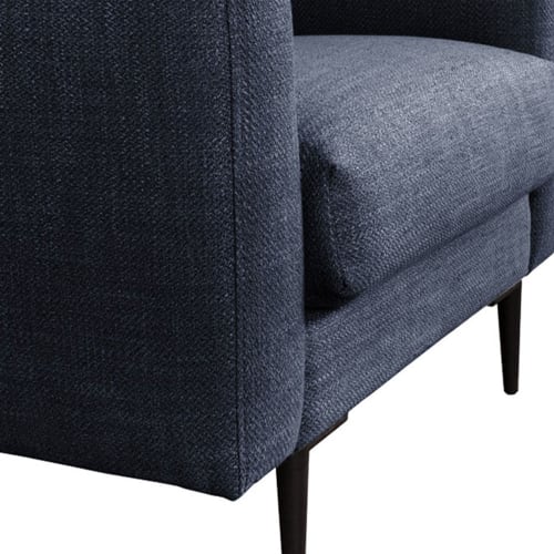 Canapés et fauteuils Fauteuils | Fauteuil 1 place tissu bleu - CF08548