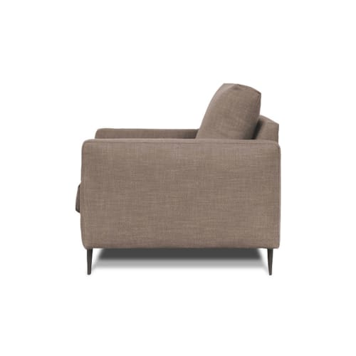 Canapés et fauteuils Fauteuils | Fauteuil 1 place tissu taupe - UW72251