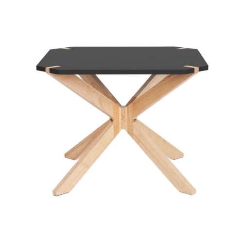 Meubles Tables basses | Table basse scandinave l. 60 x h. 40 cm noir - QL11133
