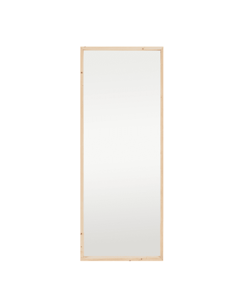 Espejo de madera natural 160x60cm
