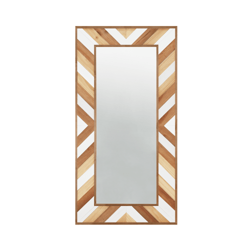 Espejo grande para cuarto de baño Factory madera metal 140 x 70