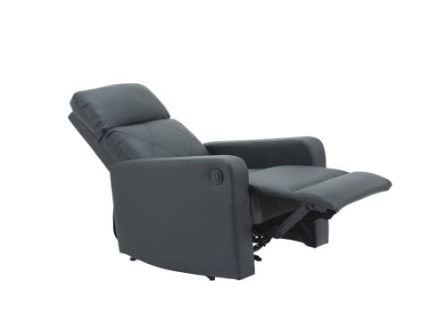 Canapés et fauteuils Fauteuils | Fauteuil relax en pu 1 place  noir - JU61496