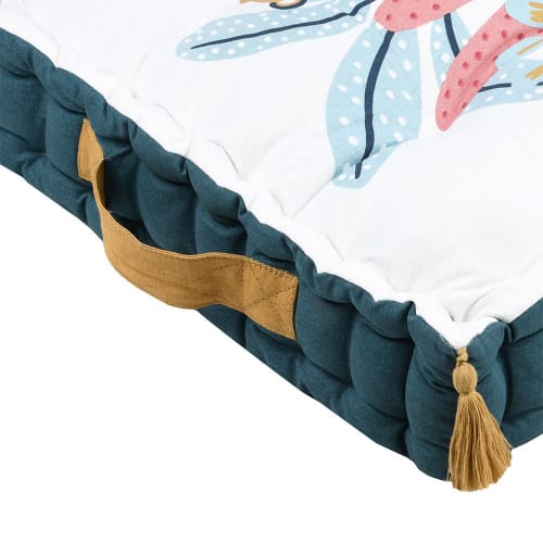 Matelas de sol en coton bleu 120x100 CIELO