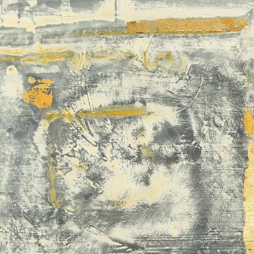 Déco Toiles et tableaux | Tableau Abstrait d'or et de blanc Toile imprimée - VT47064