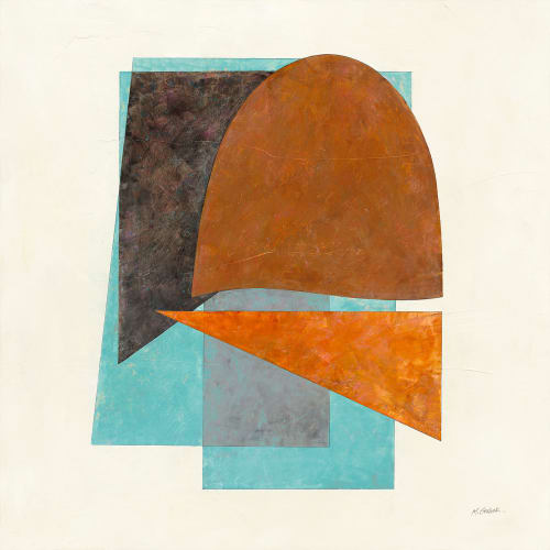 Déco Toiles et tableaux | Tableau Quintet turquoise Toile imprimée - PM67359