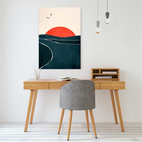 Déco Toiles et tableaux | Tableau deco Brise au sunset Toile imprimée - WK35770