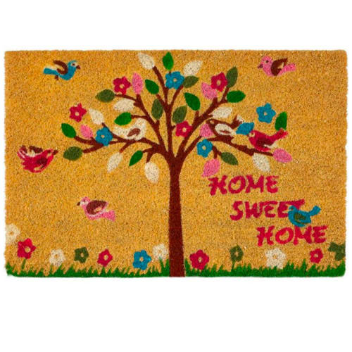 Linge de maison et tapis Paillassons | Paillasson Coco Arbre Home sweet home - JN17593